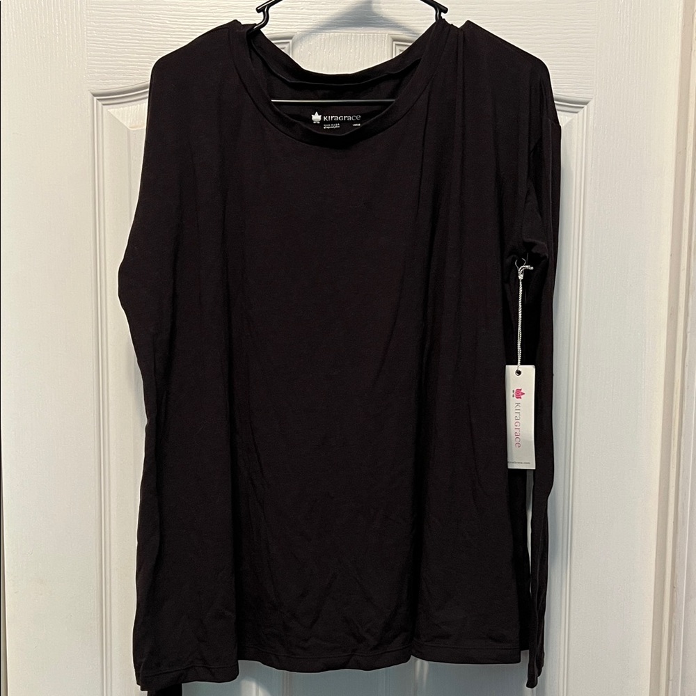 Grace Black Long Sleeve Tee